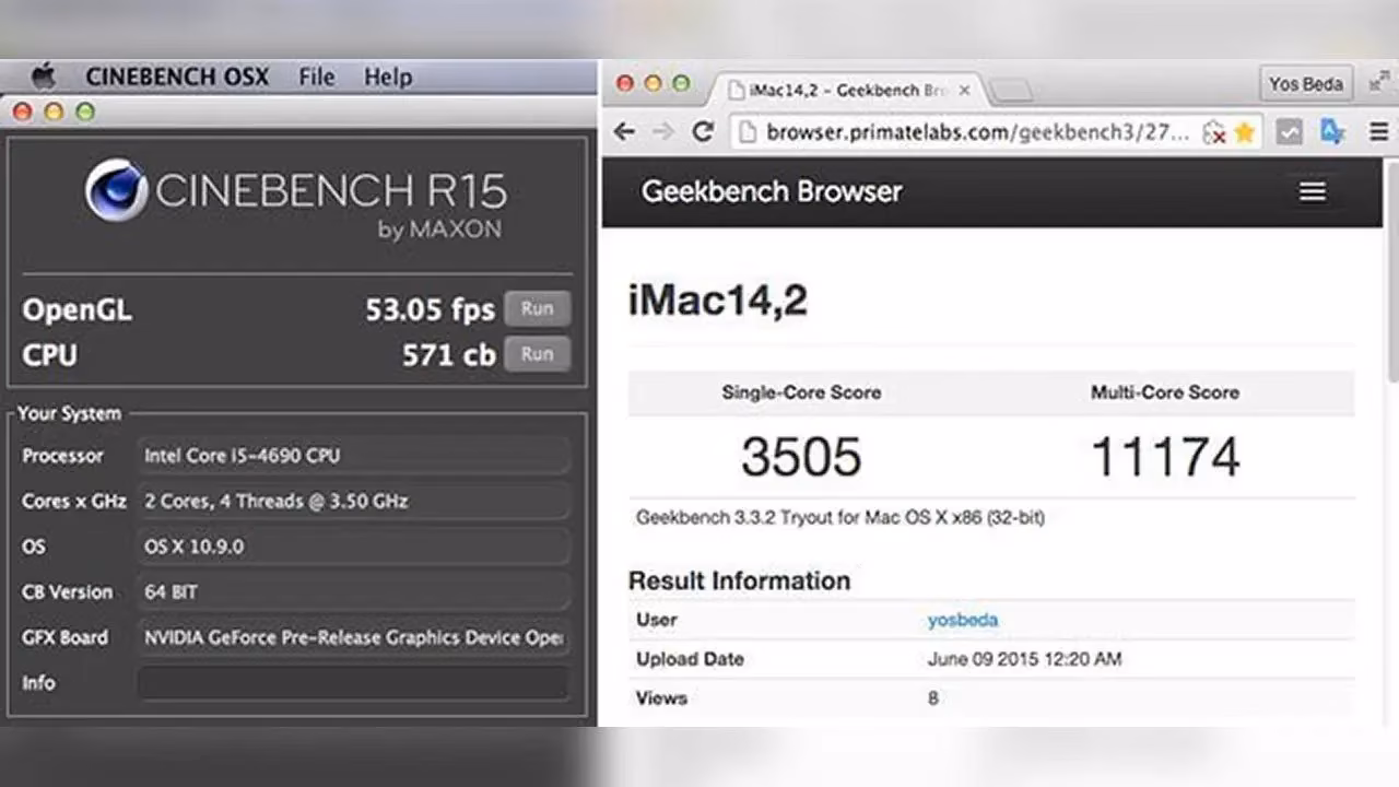 Benchmark Hackintosh Saya