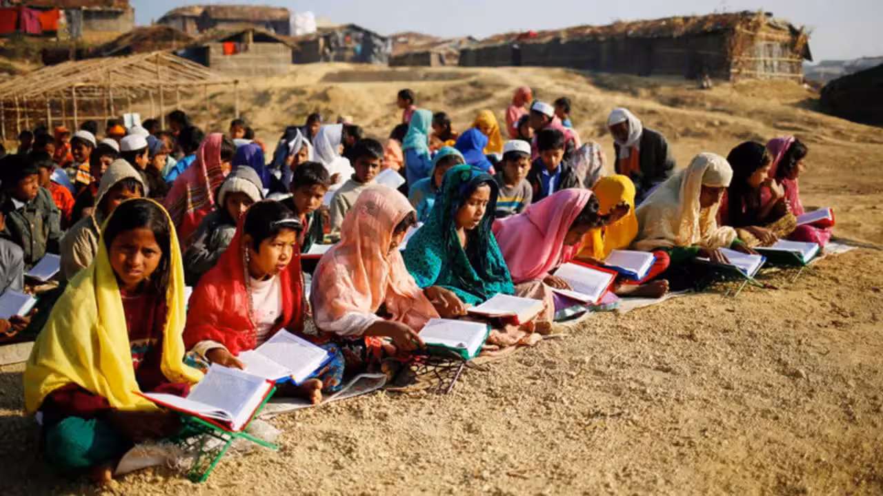 Anak-anak di Rohingya